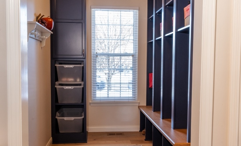 Custom Mudroom with Built In Storage and Bench Seating Mudroom,Other near Ann Arbor Michigan